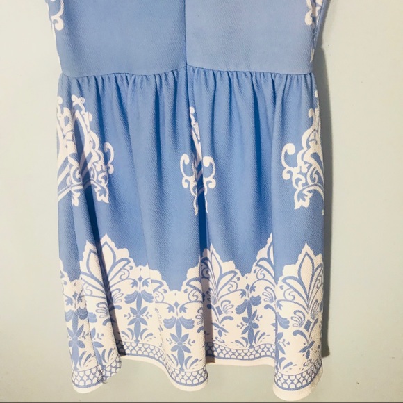 Trac Blue Sleeveless Dress - Picture 5 of 8